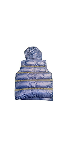 Versace Elegant Black Logo Band Vest with Detachable Hood - Retail Flare