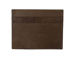 Billionaire Italian Couture Elegant Turtledove Leather Men's Wallet - Retail Flare