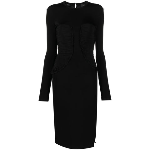 PINKO Black Viscose Dress - Retail Flare