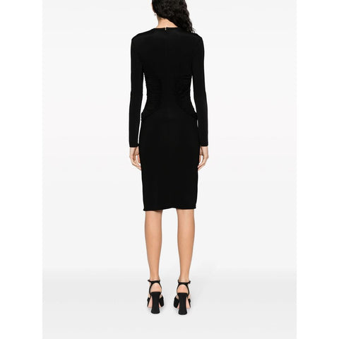 PINKO Black Viscose Dress - Retail Flare