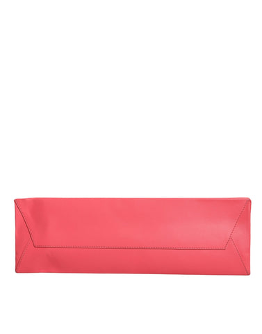Alberta Ferretti Pink Leather Weekend Wednesday Shopping Tote Bag - Retail Flare