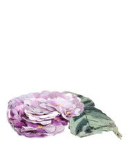 Dolce & Gabbana Multicolor Hydrangea Gold Brass Pin Brooch - Retail Flare