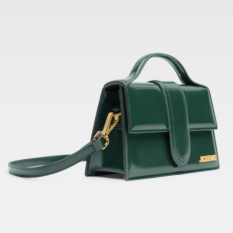 Jacquemus Green Leather Crossbody Bag - Retail Flare
