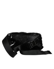Dolce & Gabbana Black Nylon Fabric Belt Waist Fanny Pack Bag - Retail Flare