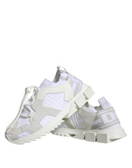 Dolce & Gabbana White Mesh Sorrento Trekking Sneakers Shoes - Retail Flare