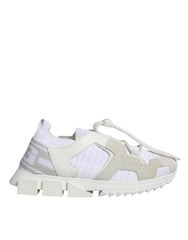 Dolce & Gabbana White Mesh Sorrento Trekking Sneakers Shoes - Retail Flare