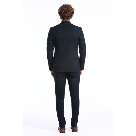 Baldinini Trend Blue Wool Men Suit - Retail Flare