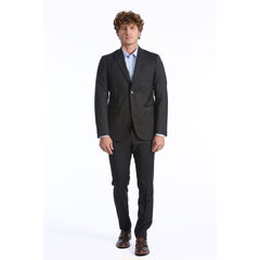 Baldinini Trend Gray Wool Men Suit - Retail Flare