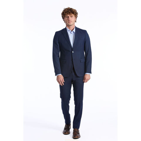 Baldinini Trend Blue Wool Men Suit - Retail Flare
