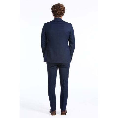 Baldinini Trend Blue Wool Men Suit - Retail Flare