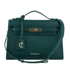 CRISTINAEFFE Green Artificial Leather Women Crossbody Bag - Retail Flare