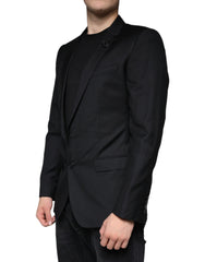 Dolce & Gabbana Black MARTINI Bee Single Breasted Blazer - Retail Flare