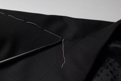 Dolce & Gabbana Black Wool Single Breasted Men Coat Blazer - Retail Flare