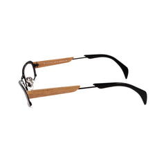 Alexander McQueen Black Metal Frames - Retail Flare