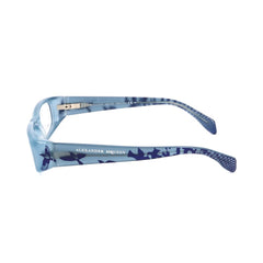 Alexander McQueen Blue Acetate Frames - Retail Flare