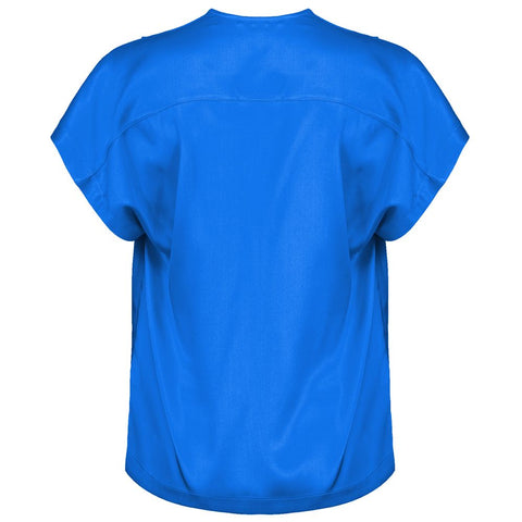 PINKO Blue Silk Sweater - Retail Flare
