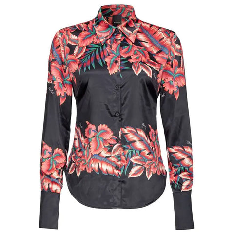 PINKO Black Viscose Shirt - Retail Flare