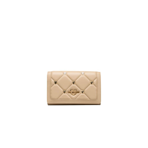 Love Moschino Beige Polyethylene Women Crossbody - Retail Flare