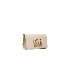 Love Moschino Beige Polyethylene Women Crossbody Bag - Retail Flare