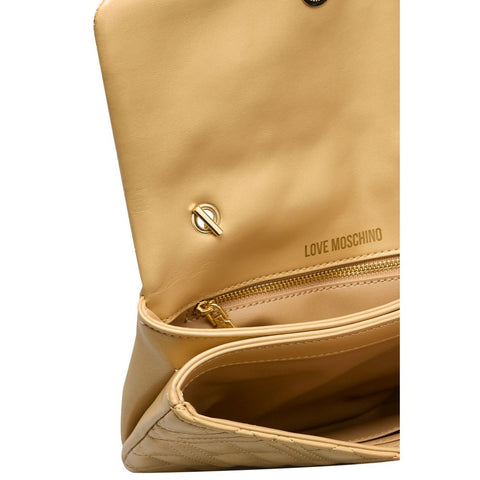 Love Moschino Gold Polyethylene Women Crossbody Bag - Retail Flare