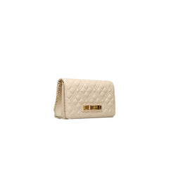 Love Moschino Beige Polyethylene Women Crossbody Bag - Retail Flare