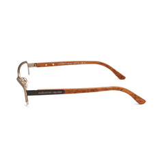 Alexander McQueen Brown Metal Frames - Retail Flare