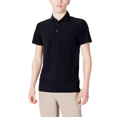 Suns Black Polyester Polo Shirt - Retail Flare