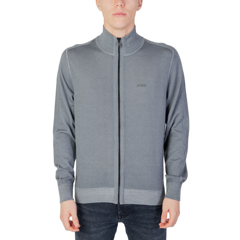 Hugo Boss Gray Wool Cardigan - Retail Flare