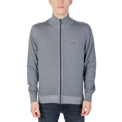 Hugo Boss Gray Wool Cardigan - Retail Flare