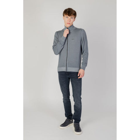 Hugo Boss Gray Wool Cardigan - Retail Flare