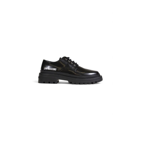Love Moschino Black Polyethylene Flat Shoe - Retail Flare