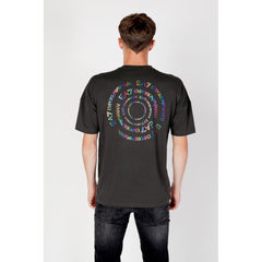 EA7 Emporio Armani Gray Cotton T-Shirt EA7 Emporio Armani Retail Flare