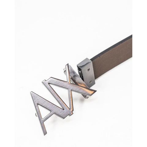Armani Exchange Black Leather Belt - Retail Flare