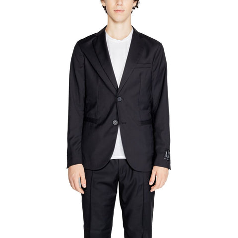 Armani Exchange Black Polyester Blazer - Retail Flare