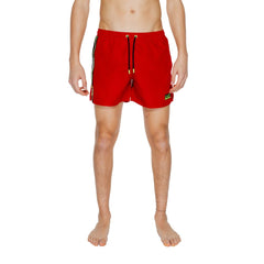 EA7 Emporio Armani Red Polyester Swimwear - Retail Flare