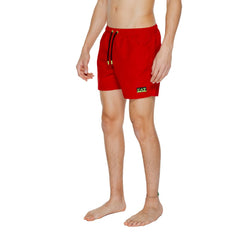 EA7 Emporio Armani Red Polyester Swimwear - Retail Flare