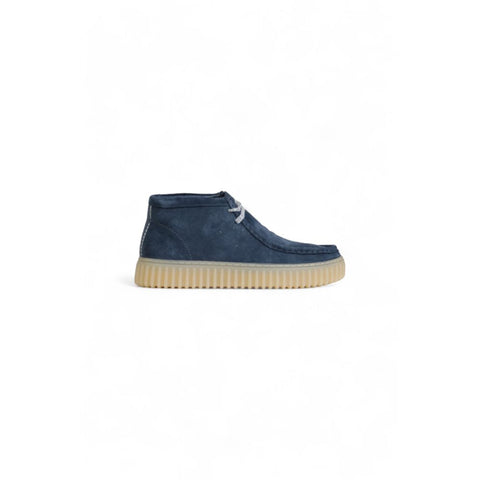 Clarks Blue Suede Leather Casual - Retail Flare