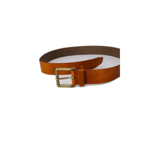 Hugo Boss Beige Leather Belt - Retail Flare