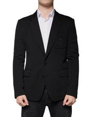 Dolce & Gabbana Black Wool Single Breasted Formal Blazer - Retail Flare