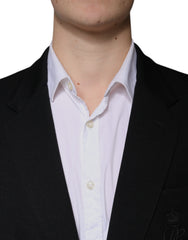 Dolce & Gabbana Black Wool Single Breasted Formal Blazer - Retail Flare