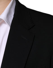 Dolce & Gabbana Black Wool Single Breasted Formal Blazer - Retail Flare