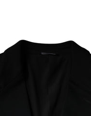 Dolce & Gabbana Black Wool Single Breasted Formal Blazer - Retail Flare