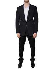 Dolce & Gabbana Black Stripe Single Breasted Formal Suit - Retail Flare
