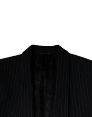 Dolce & Gabbana Black Stripe Single Breasted Formal Suit - Retail Flare