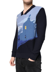 Ballantyne Multicolor Long Sleeves V-neck Pullover Sweater - Retail Flare