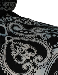 Dolce & Gabbana Black White Bandana Hooded Sweatshirt Sweater Dolce & Gabbana Retail Flare