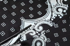 Dolce & Gabbana Black White Bandana Hooded Sweatshirt Sweater Dolce & Gabbana Retail Flare