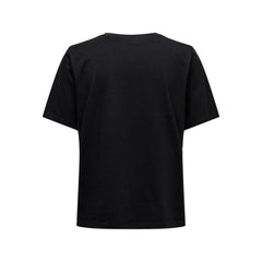 Only Black Cotton Tops & T-Shirt Only Retail Flare
