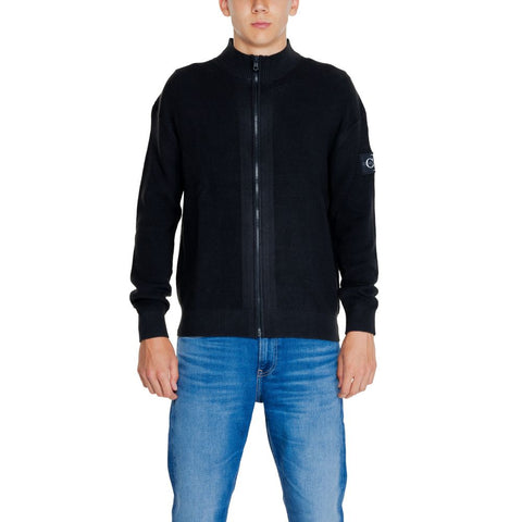 Calvin Klein Jeans Black Recycled Cotton Cardigan - Retail Flare