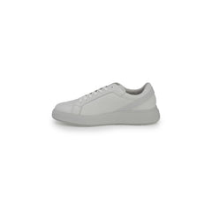 Calvin Klein Gray Leather Sneaker Calvin Klein Retail Flare